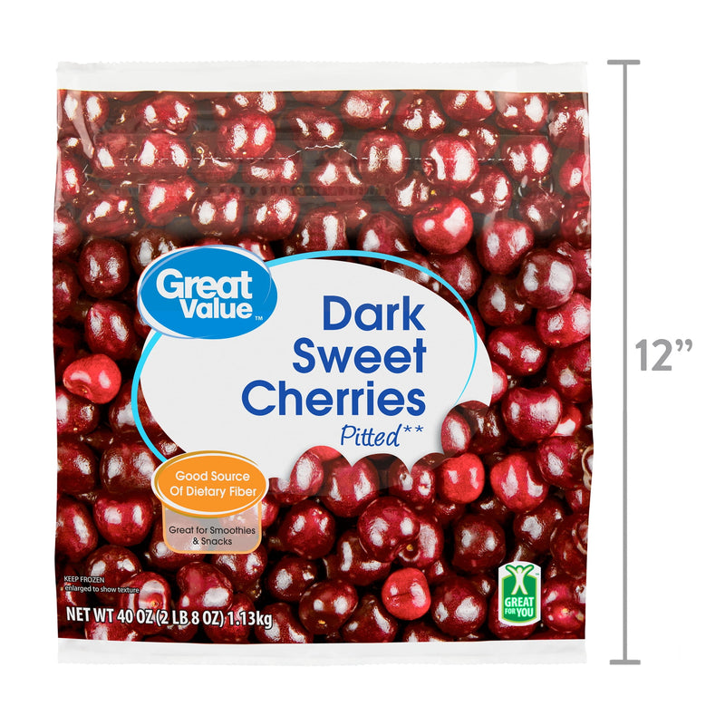 Great Value Pitted Dark Sweet Cherries, 40 oz (Frozen) — photo 3