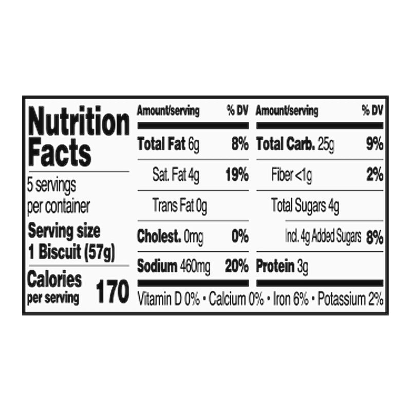 Great Value Jumbo Buttermilk Biscuits, 10 oz, 5 Count — photo 3