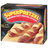 SUPERPRETZEL Bavarian Soft Pretzel Sticks, 24 oz, 10 Count (Frozen) — photo 3