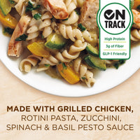 Healthy Choice Cafe Steamers Grilled Chicken Pesto With Vegetables, High Protein Frozen Meal, 9.9 oz. Bowl — photo 3