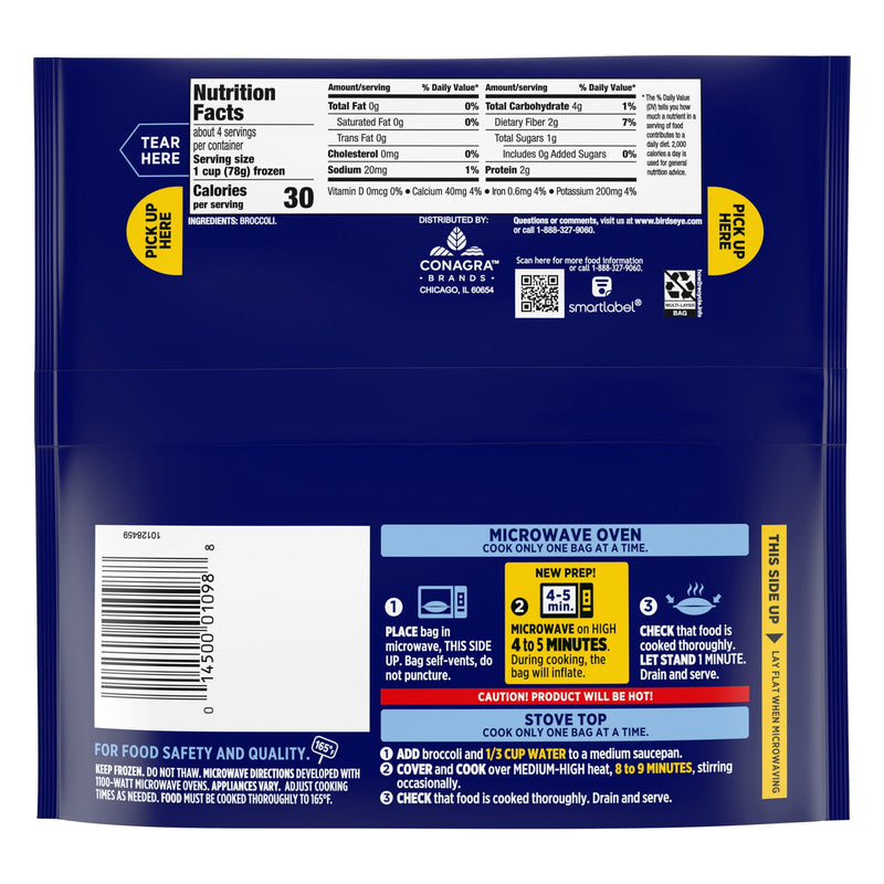 Birds Eye Steamfresh Broccoli Cuts, Frozen Vegetables, 10.8 oz. Bag — photo 3