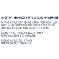 Latitude 45 Frozen Lemon Pepper Atlantic Salmon, 1 lb. Bag — photo 3