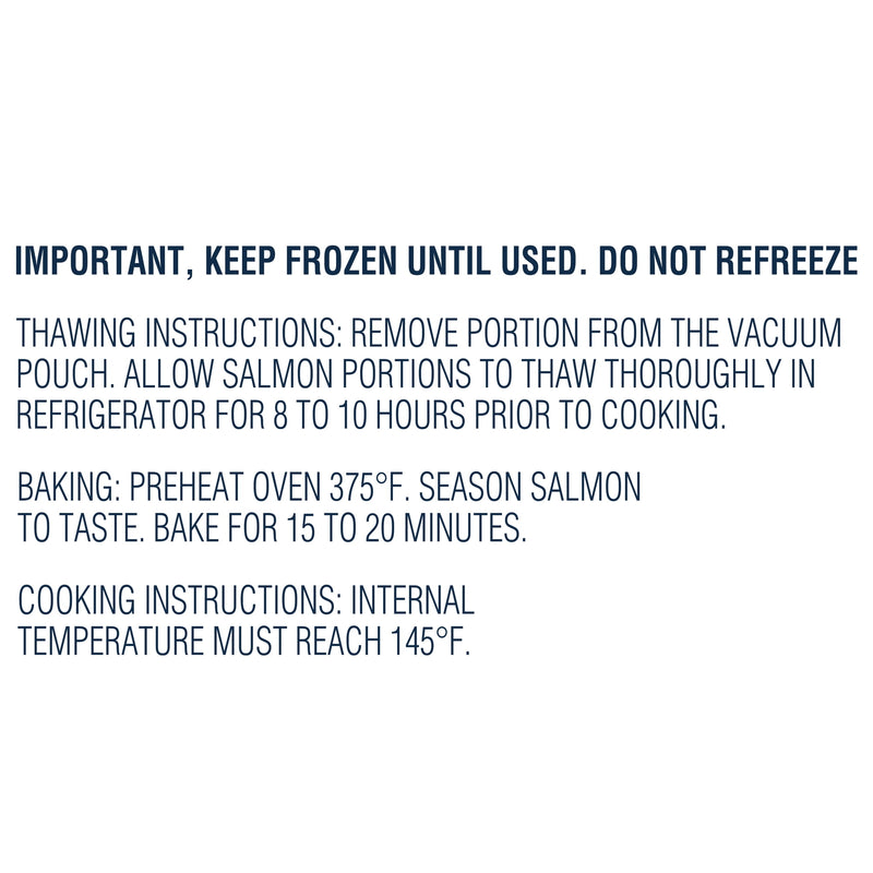 Latitude 45 Frozen Lemon Pepper Atlantic Salmon, 1 lb. Bag — photo 3