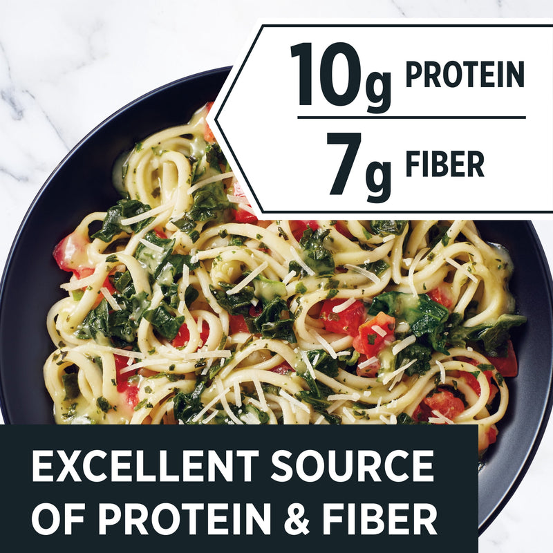 Healthy Choice Simply Steamers Creamy Spinach & Tomato Linguini, 10g Protein, High Protein & Fiber Frozen Meal, 9 oz. Bowl — photo 3