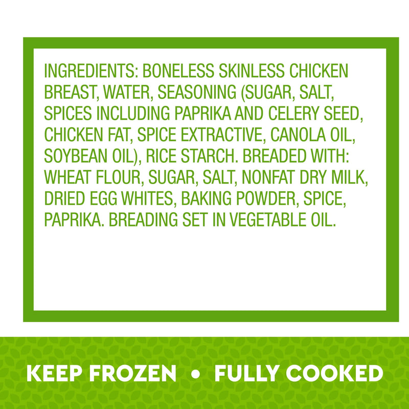Just Bare Fully Cooked Lightly Breaded Chicken Breast Strips 1.5 lb, 17g of Protein, Serving Size 2 Pieces — photo 4
