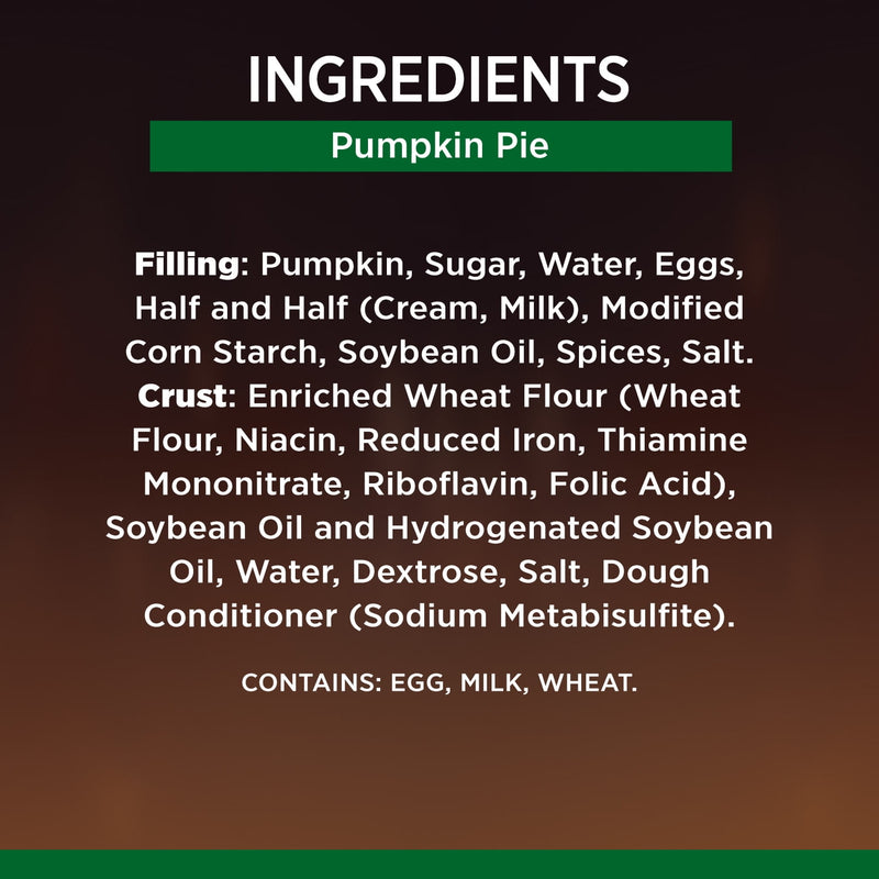 Marie Callender's Pumpkin Pie, Ready to Bake Frozen Dessert, 36 oz. — photo 4