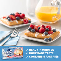 Pillsbury Frozen Toaster Strudel Pastries, Cream Cheese and Strawberry, 6 Count, 11.7 oz — photo 4