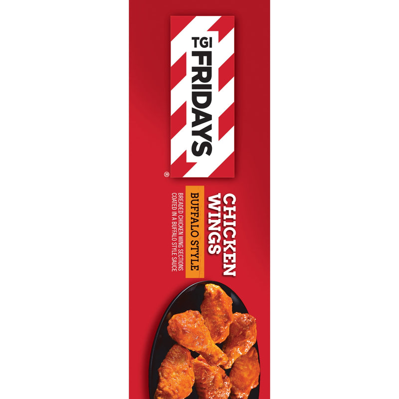 TGI Fridays Buffalo Style Chicken Wings Frozen Appetizers, for Restaurant-Style Snacking and Hosting, Buffalo Style, 9 oz — photo 4