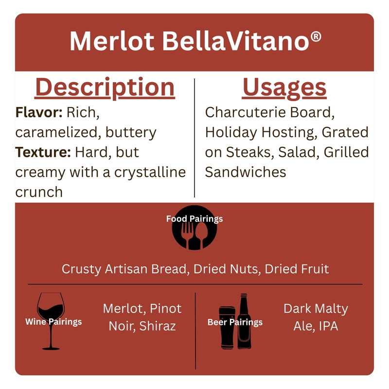 Sartori Merlot BellaVitano Cheese Cubes, Specialty Cheese, Aged Cheese, Fruity, Savory, Wine Soaked Cheese, Refrigerated — photo 4