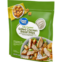 Great Value Fully Cooked Boneless Skinless Grilled Chicken Breast Strips, 16 oz (Frozen) — photo 4