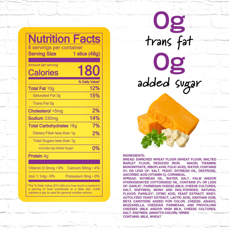 New York Bakery Five Cheese Texas Toast, 13.5 oz (8 Count), Frozen — photo 4