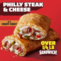 Hot Pockets Frozen Sandwich Philly Steak and Cheese Snacks, 54 oz, 12 ct — photo 4