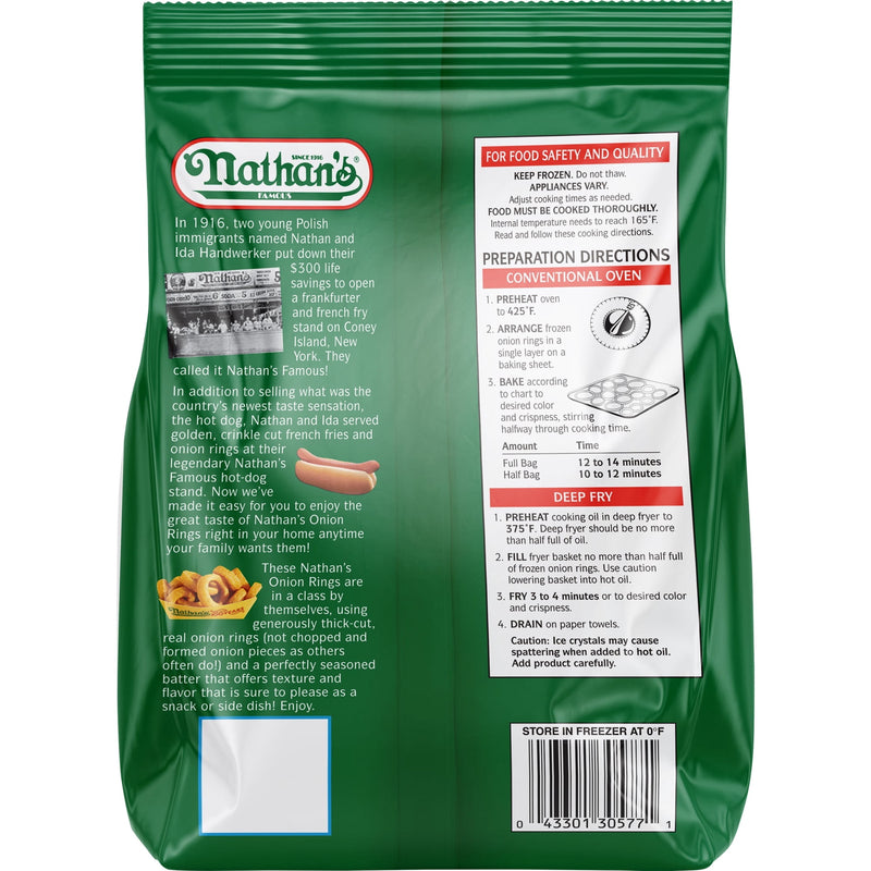 Nathan's Famous Onion Rings, Frozen 16 oz Bag — photo 4