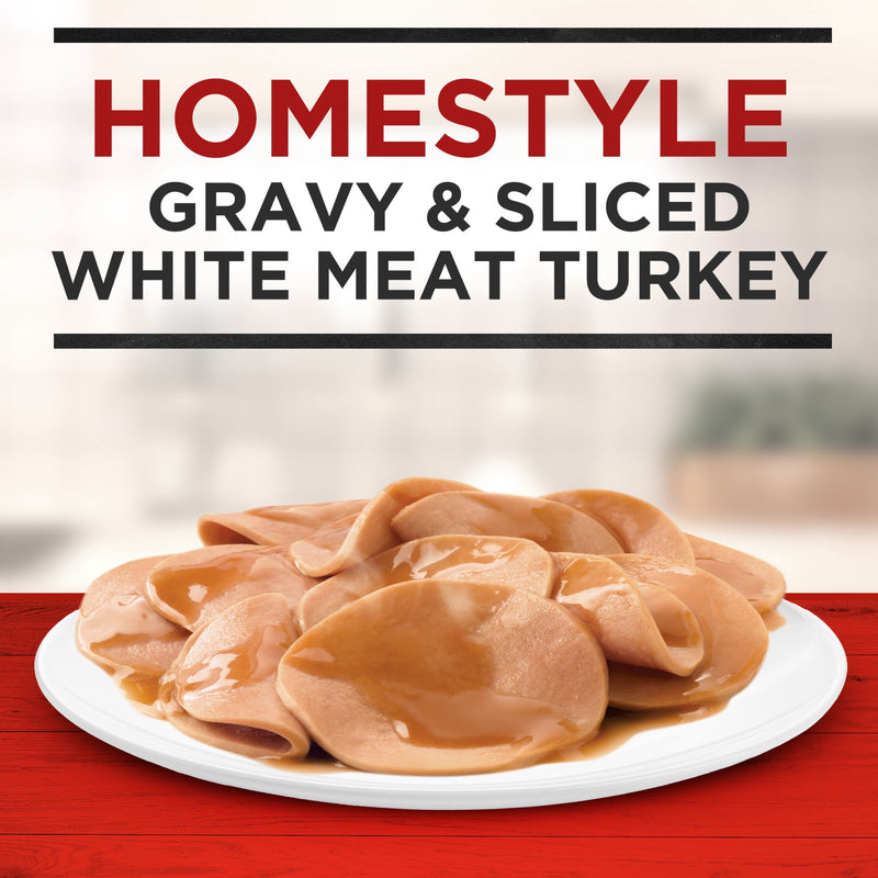 Banquet Homestyle Gravy & Sliced White Meat Turkey, Family Size, Frozen Meal, 26 oz. — photo 4