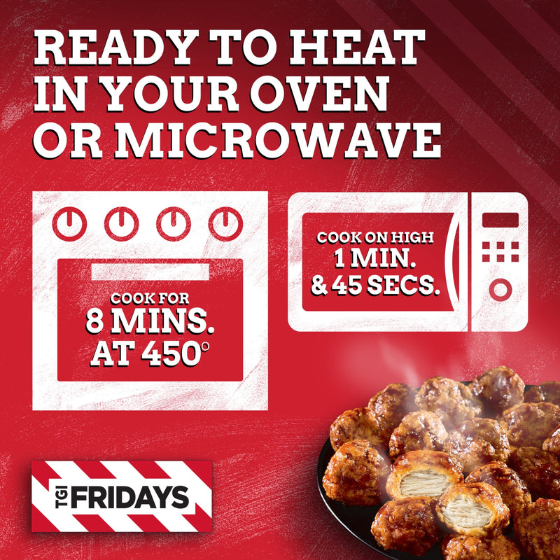 TGI Fridays Boneless Chicken Bites Frozen Appetizers, for Restaurant-Style Snacking and Hosting, Honey BBQ, 15 oz (425g) — photo 4