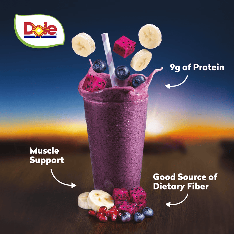 Dole Boosted Blends Frozen Blueberry and Banana Protein Smoothie Blend, 32 oz — photo 5
