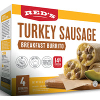 Red's Turkey Sausage Breakfast Burrito, 16 oz. 4 Count (Frozen) — photo 4