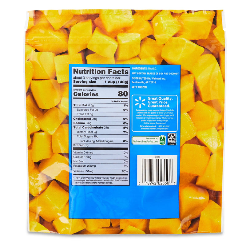 Great Value Mango Chunks, 16 oz (Frozen) — photo 4
