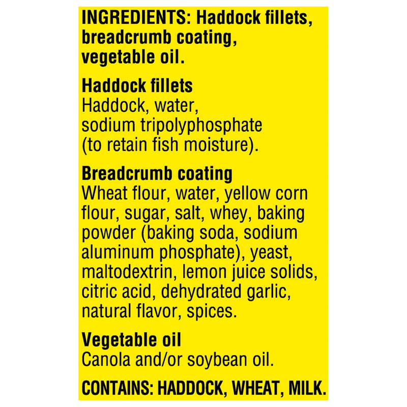 Gorton’s Crunchy Breaded Haddock Fillets, Wild Caught, 4 Count — photo 4