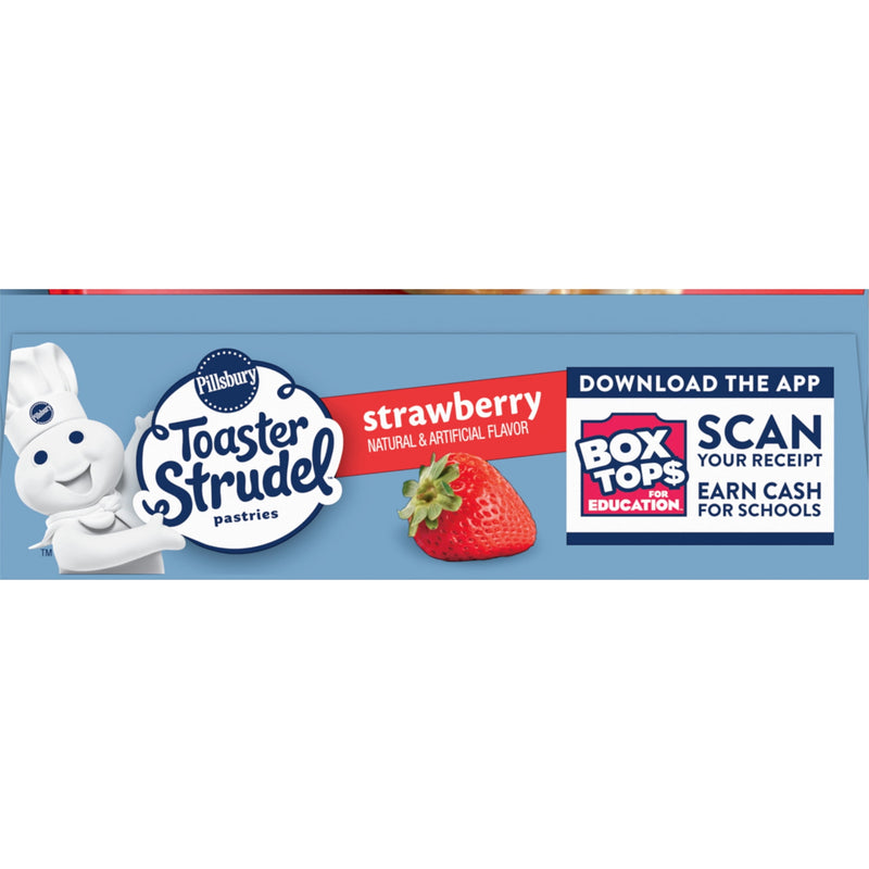 Pillsbury Frozen Toaster Strudel Pastries, Strawberry, 6 Ct, 11.7 oz — photo 4