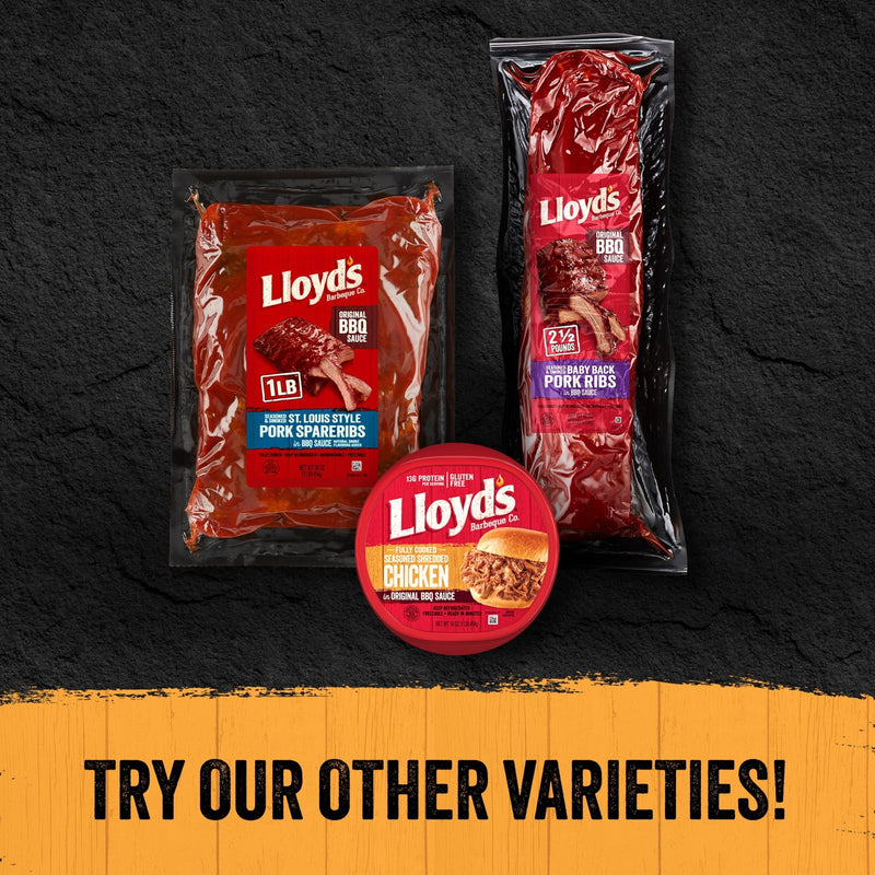 LLOYD'S Shredded Chicken in Barbecue Sauce Fresh, Fully Cooked, Refrigerated, In Convenient 16 oz Plastic Microwaveable Tray — photo 4