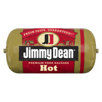 Jimmy Dean Premium Pork Hot Sausage Roll, 16 oz — package
