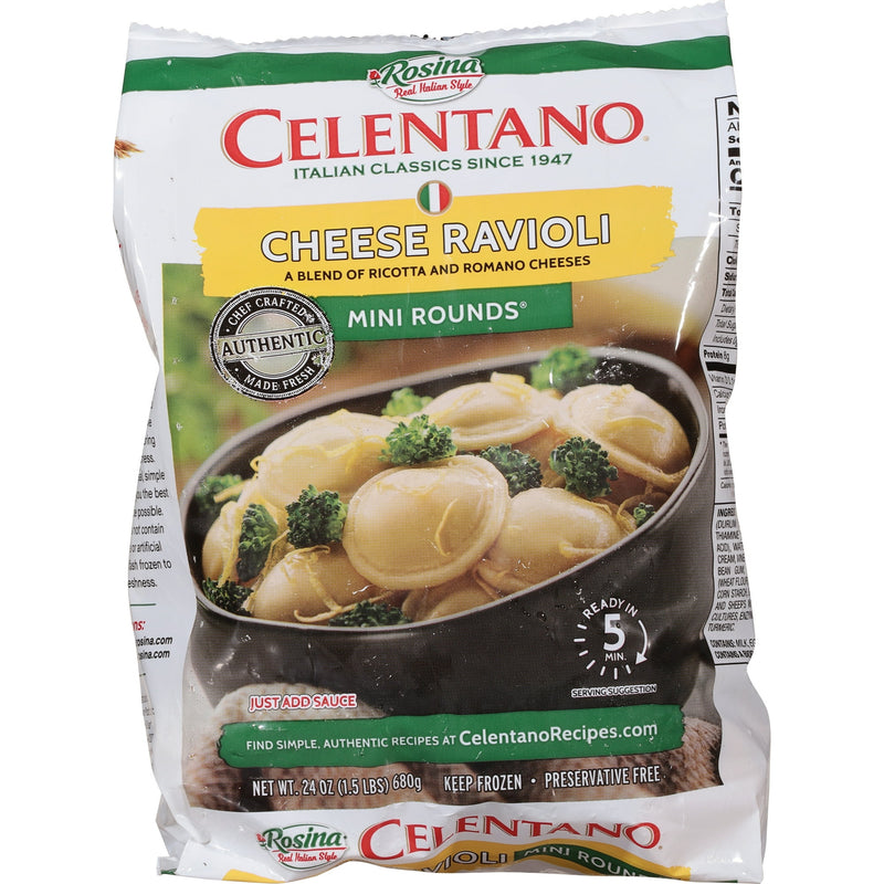 Celentano Mini Cheese Ravioli, 24 oz, (Frozen) — photo 5