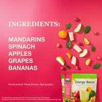 Campoverde Frozen Fruit & Veggie Smoothie Mix, Energy Boost, 32 oz, 4 Portioned Packs, No Added Sugar, Plant-Based — photo 5