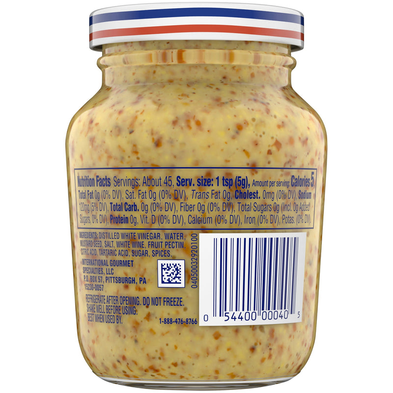 Grey Poupon Country Dijon Coarse Ground Mustard, 8 oz. Jar — photo 5