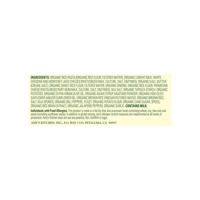 Amy's Frozen Meals, Three Cheese Kale Bake Bowl, Microwave Meals, 8.5 oz — photo 5