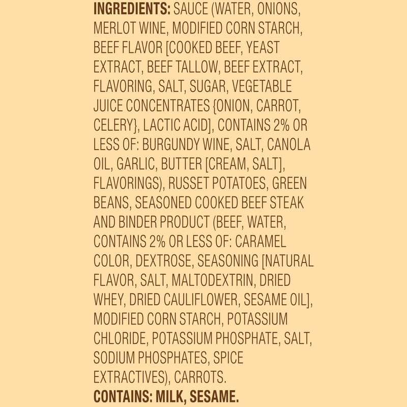 Healthy Choice Cafe Steamers Beef Merlot, High Protein Frozen Meal, 9.5 oz. Bowl — photo 5