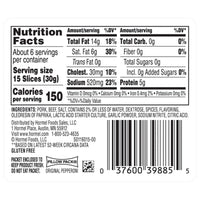 HORMEL Pepperoni Slices, Pizza Topping, Gluten Free, Refrigerated, 6 oz Plastic Resealable Package — photo 5