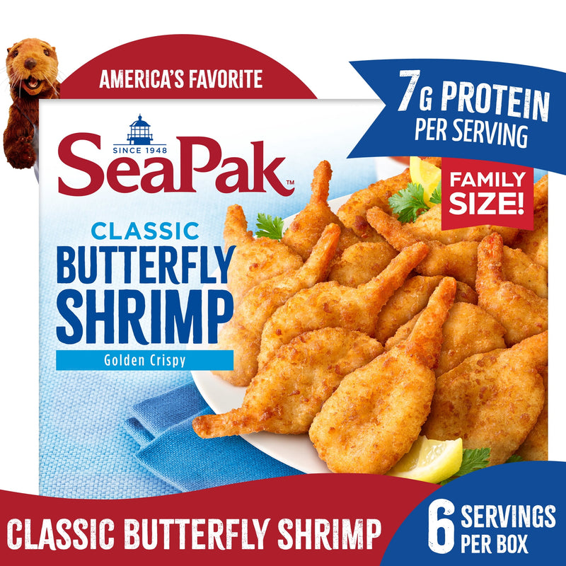 SeaPak Crispy Breaded Butterfly Shrimp, Easy to Bake, BAP Certified, 18oz (Frozen) — photo 5