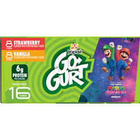 Go-GURT The Super Mario Galaxy Movie, Strawberry and Vanilla, 6g Protein, 16 Count, 32 oz — photo 5