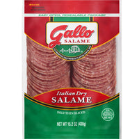 Gallo Salame Deli Thin Sliced Refrigerated, Lunch & Deli Meats, 15.2 oz, Italian Dry Salami, Vacuum Pack — photo 5