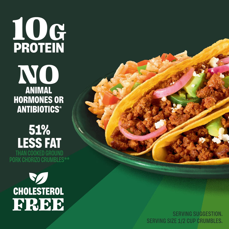 MorningStar Farms Meal Starters Savory Chorizo Vegan Crumbles, Meat Free Protein, 13.5 oz Bag — photo 5