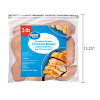 Great Value All Natural Boneless Skinless Chicken Breasts, 3 lb (Frozen) — photo 5