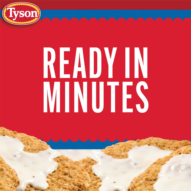 Tyson Country Fried Steaks with Gravy Mix, 22.75 oz (Frozen, Fully Cooked) — photo 5