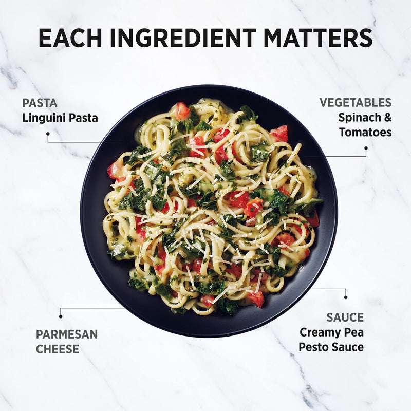Healthy Choice Simply Steamers Creamy Spinach & Tomato Linguini, 10g Protein, High Protein & Fiber Frozen Meal, 9 oz. Bowl — photo 5