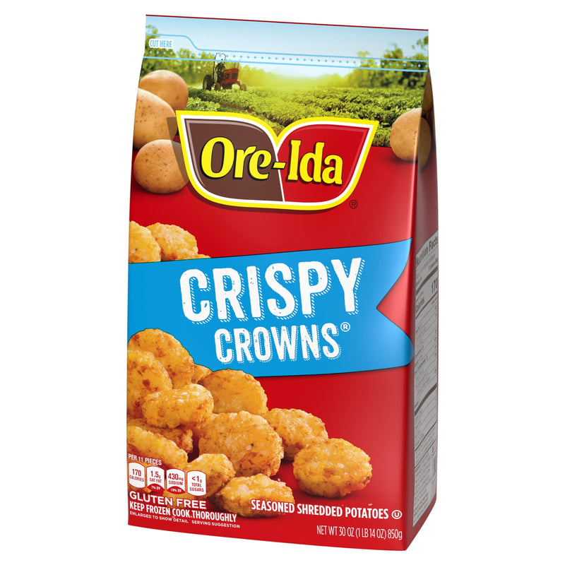 Ore-Ida Crispy Crowns Seasoned Shredded Frozen Potatoes, 1 Bag, for Easy Snacks and Dinner Sides, Gluten-Free, 30 oz — photo 5