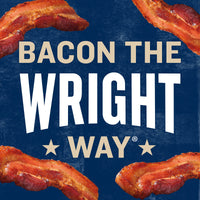 Wright Brand Hickory Real Wood Smoked Thick Cut Sliced Bacon, 24 oz, No Allergens, Refrigerated — photo 5