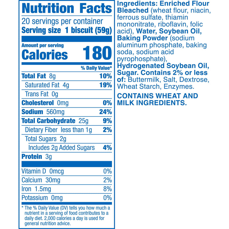Pillsbury Grands! Southern Style Frozen Breakfast Biscuits, Value Pack, 20 ct., 41.6 oz — photo 5