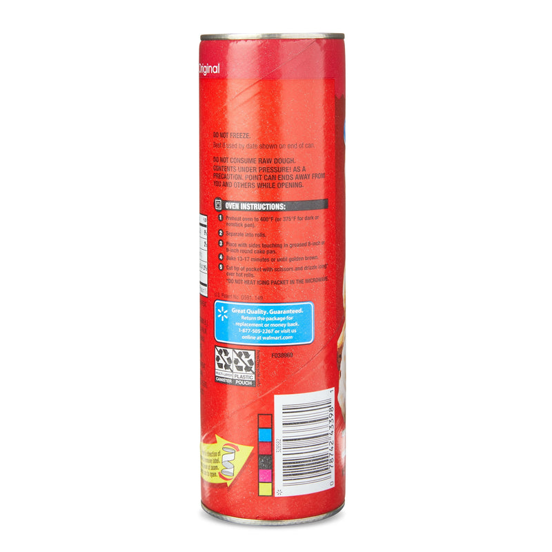 Great Value Cinnamon Roll Dough with Icing, 12.4 oz, 8 Count — photo 5