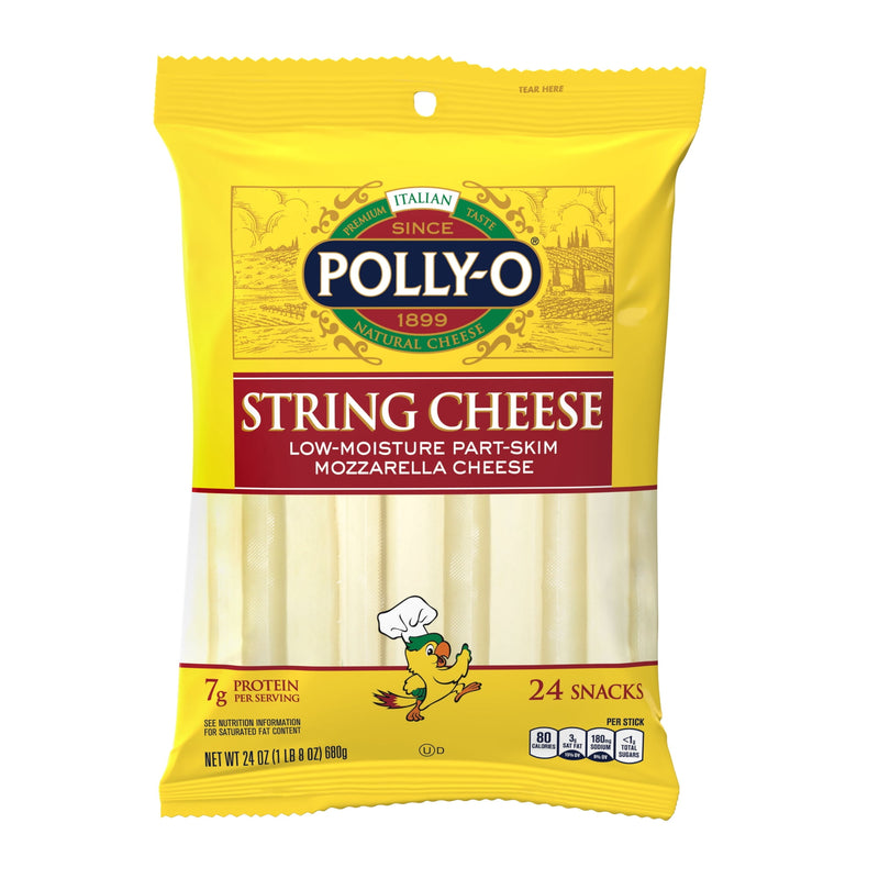 Polly-O String Cheese Mozzarella Cheese Snacks, 24 ct Sticks in Bag individually wrapped — photo 5