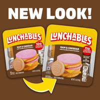Lunchables Ham & Cheddar with Vanilla Creme Cookies, 3.5 oz Pack — photo 5