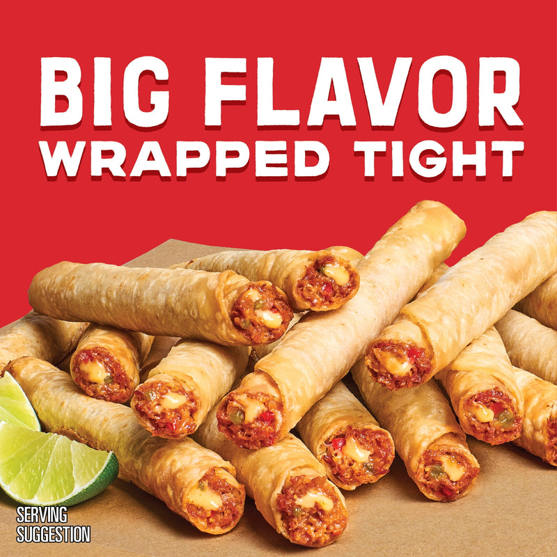 El Monterey Steak & Cheese Flour Taquitos, 44 Count, 44 oz (Frozen) — photo 6