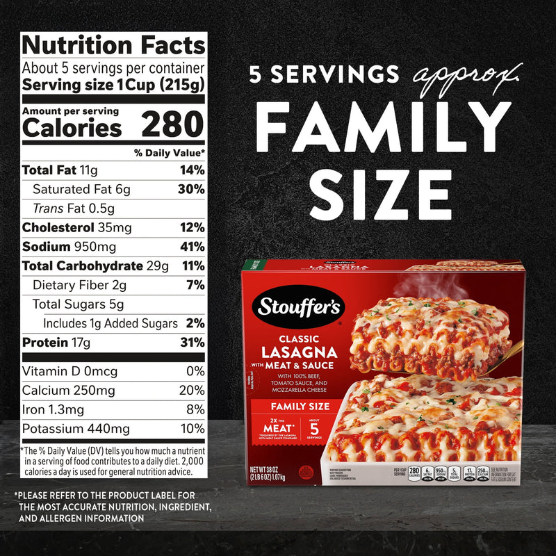 Stouffer's Family Size Lasagna with Meat & Sauce Frozen Meal — photo 6