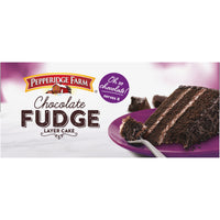 Pepperidge Farm Frozen Chocolate Fudge Layer Cake, 19.6 oz. Box — photo 7