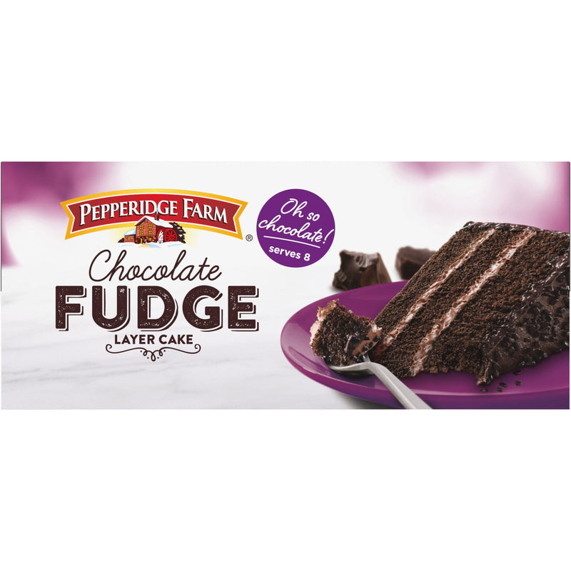 Pepperidge Farm Frozen Chocolate Fudge Layer Cake, 19.6 oz. Box — photo 7