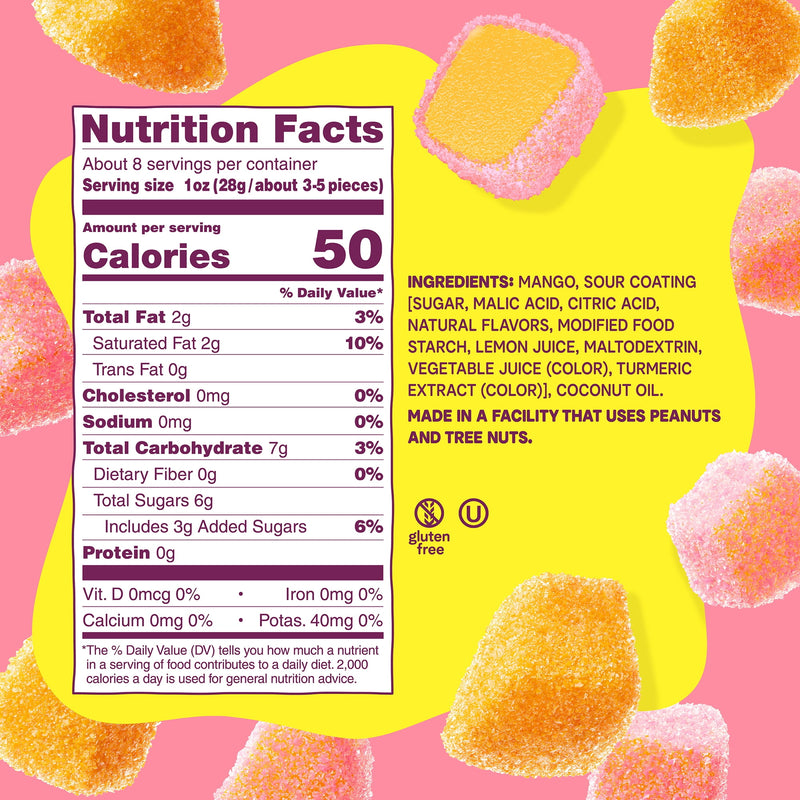 Fruit Riot Sour Candy Mango Mix, Real Frozen Fruit, 8 oz — photo 6